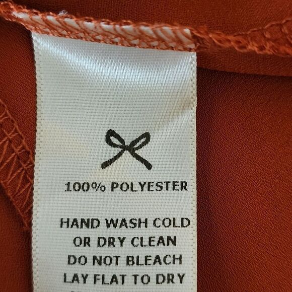 EVERLY WOMEN'S LONG SLEEVE PULLOVER BLOUSE WITH BACK PLEAT SIZE SMALL - Picture 8 of 9